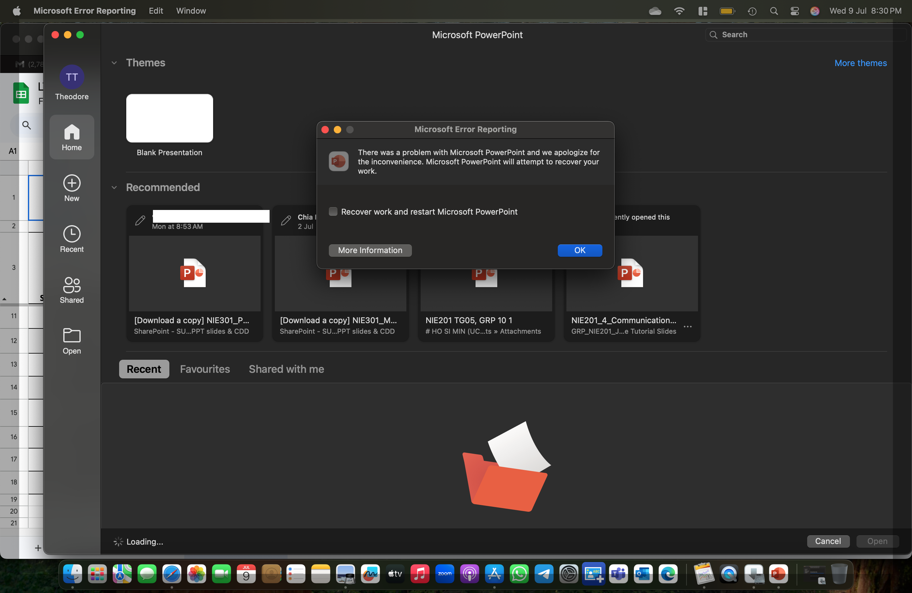 I can't launch Powerpoint - Microsoft Q&A