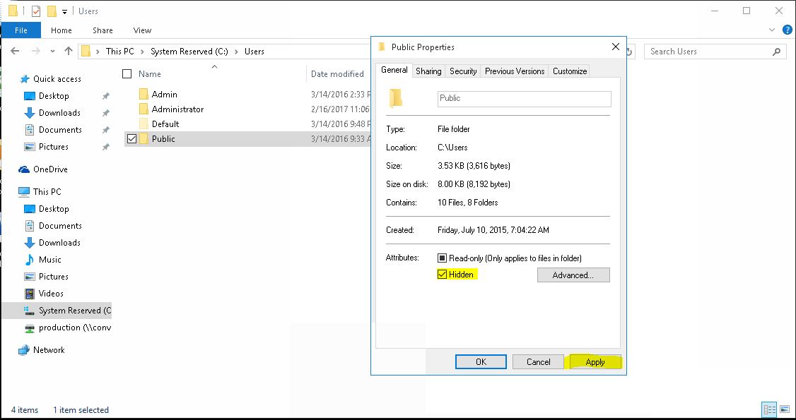 Disable public folders - Microsoft Q&A