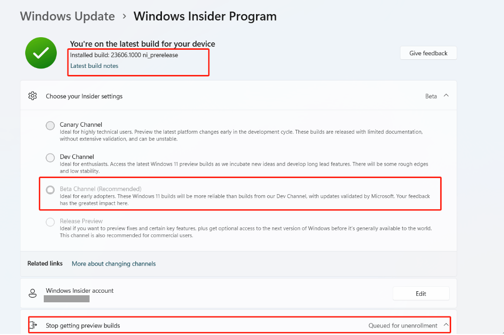 如何从Windows11 Dev 切换到 Beta - Microsoft Q&A