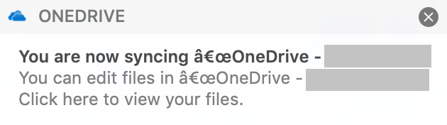 Weird text encoding in newest version of OneDrive for Mac - Microsoft Q&A