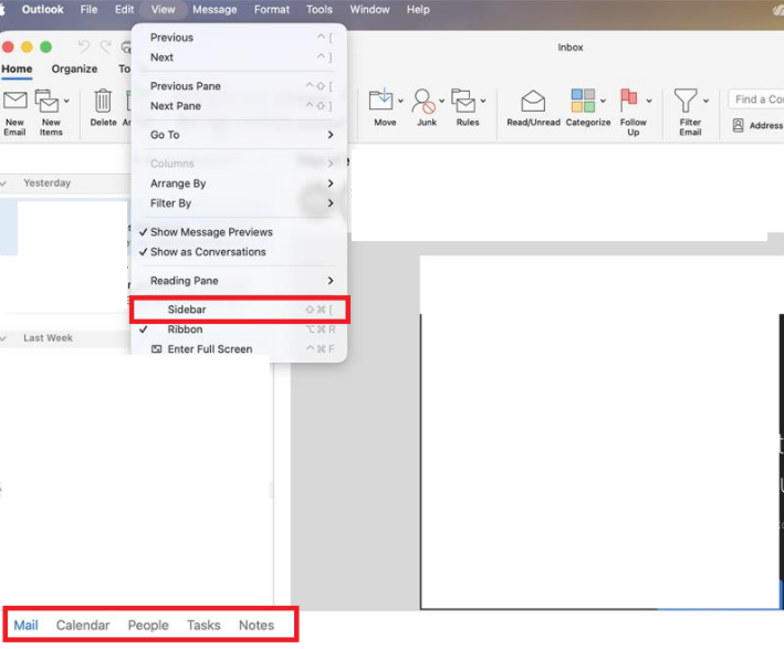 How to remove left side bar from Outlook 365 - Microsoft Q&A