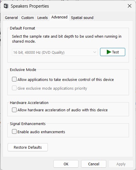 default format greyed out - Microsoft Q&A