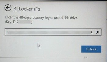 Recovery key password for bit locker - Microsoft Q&A