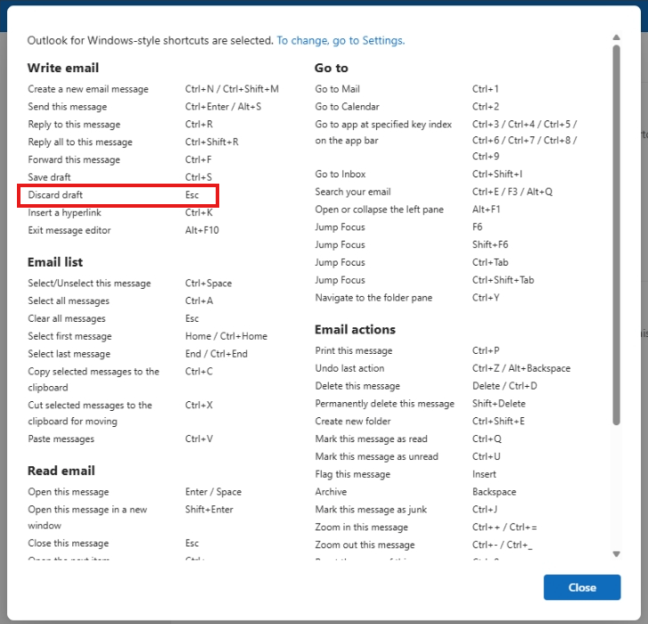 Draft emails - Microsoft Q&A