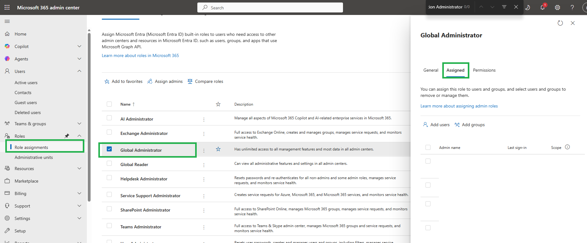 How can i find admin details or change admin - Microsoft Q&A