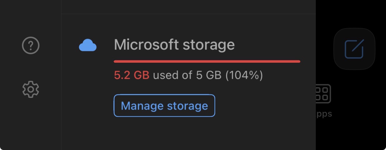 Outllook email says storage is full - Microsoft Q&A