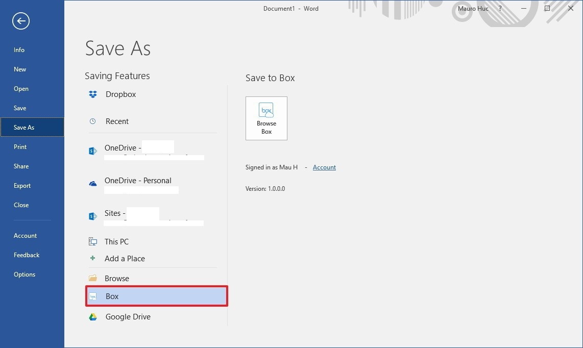 Add a custom location in add place feature in word/excel - Microsoft Q&A
