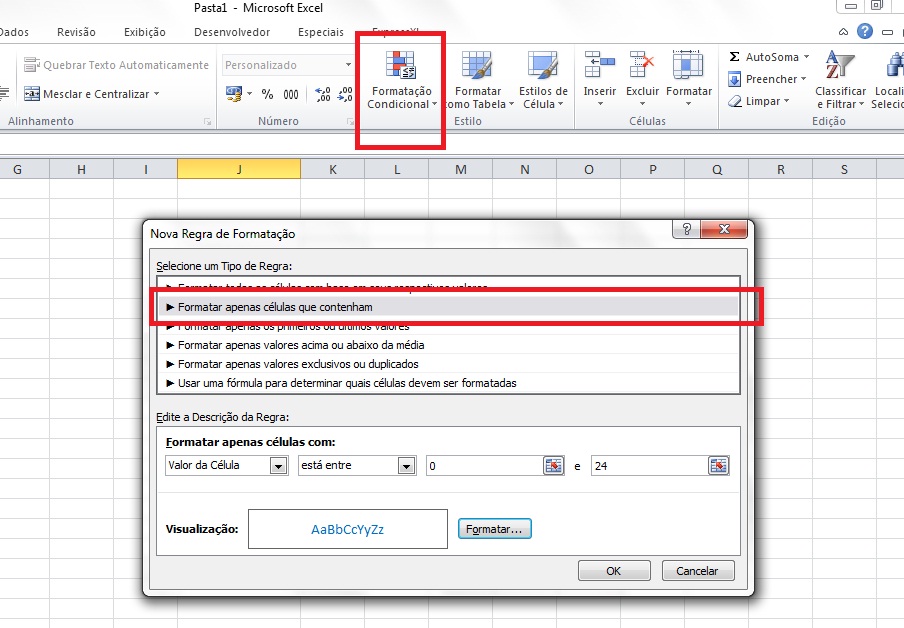 Formatar planilha do Excel 2010,Valores em azul e vermelho - Microsoft Q&A