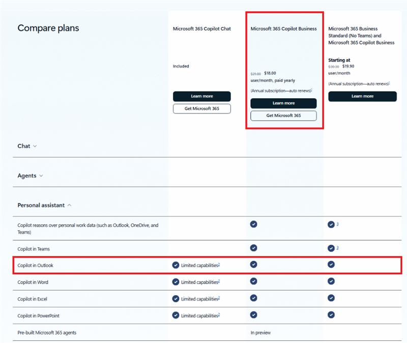 Feedback on Copilot Availability in Outlook - Microsoft Q&A