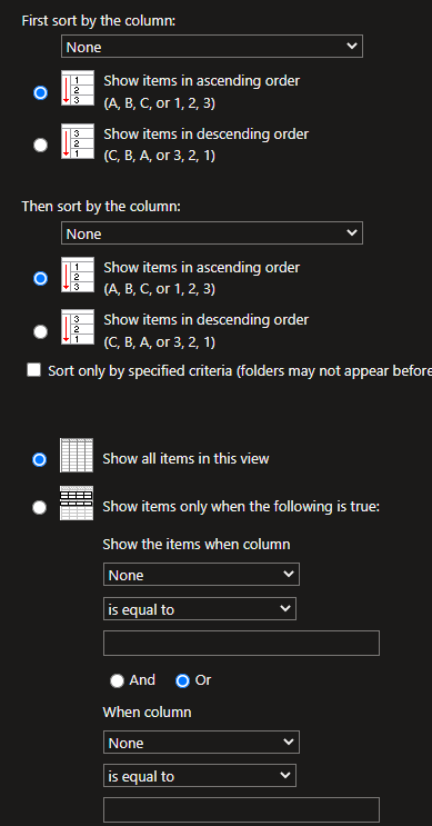If I edit or create a new SharePoint view, no documents are loading ...