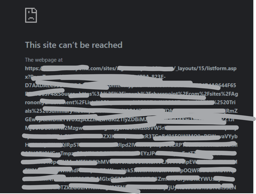 SharePoint list's Title link not working for one user, but works fine ...