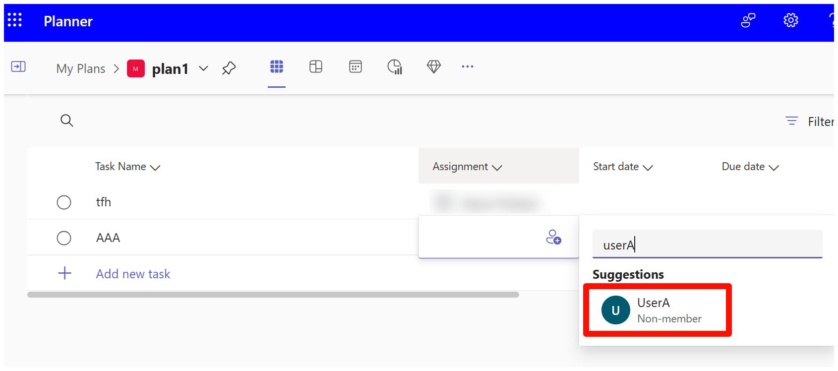 Planner removed assigned members who are not part of the channel. They ...