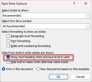 Custom style sets in Word are not saving correctly - Microsoft Q&A