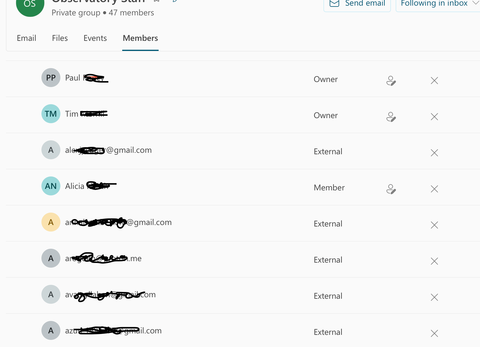 How do I get Outllook Groups do display names and not email addresses ...