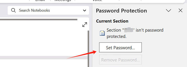 In one note app is any feature available to keep a password to note ...