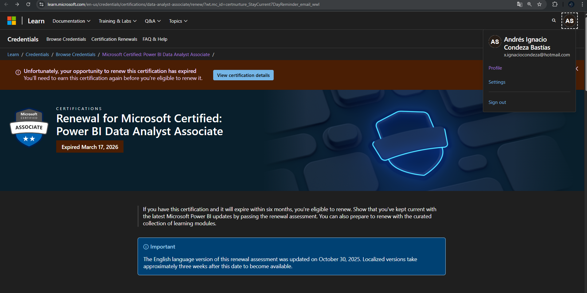 Microsoft Renewal Process
