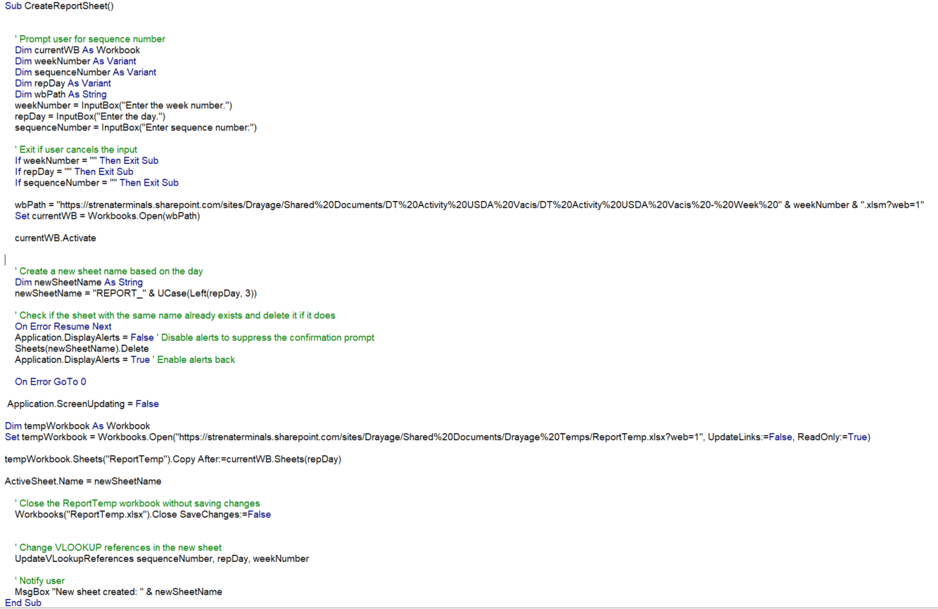 Running a macro that is nested in a template file? - Microsoft Q&A