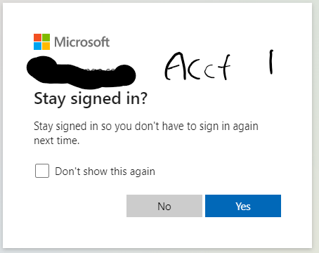 Issue with MS account login with multiple accounts - Microsoft Q&A