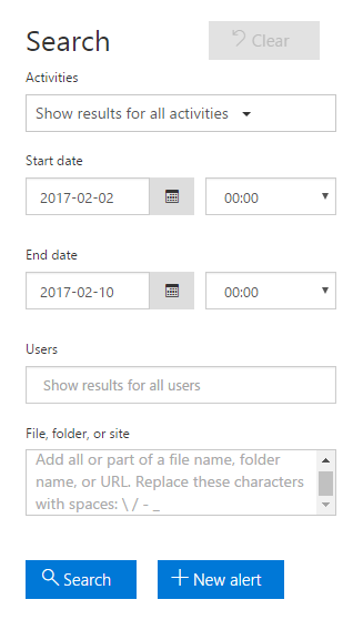 Office365 audit log search returns 'no data available' - Microsoft Q&A