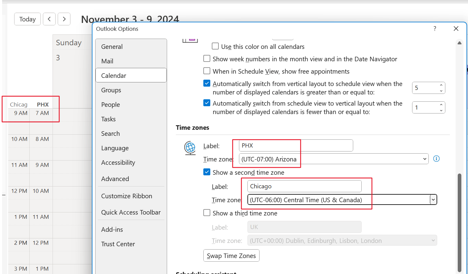 time zones are incorrect in Outlook calendar - Microsoft Q&A