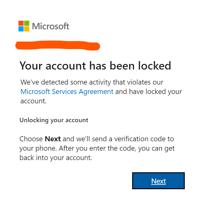 My account is locked and I cannot recieve a new code by text message ...
