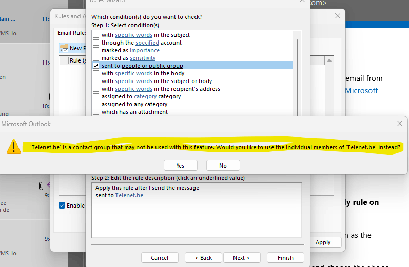 how can we copy sent email from certain domain, to specified folder ...
