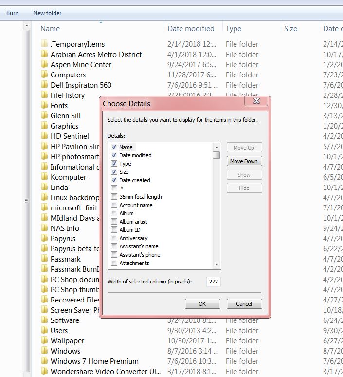 How to export a text file that lists the different columns that can be ...