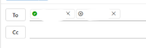 How to fix or maybe remove x mark icon on the left when typing email ...