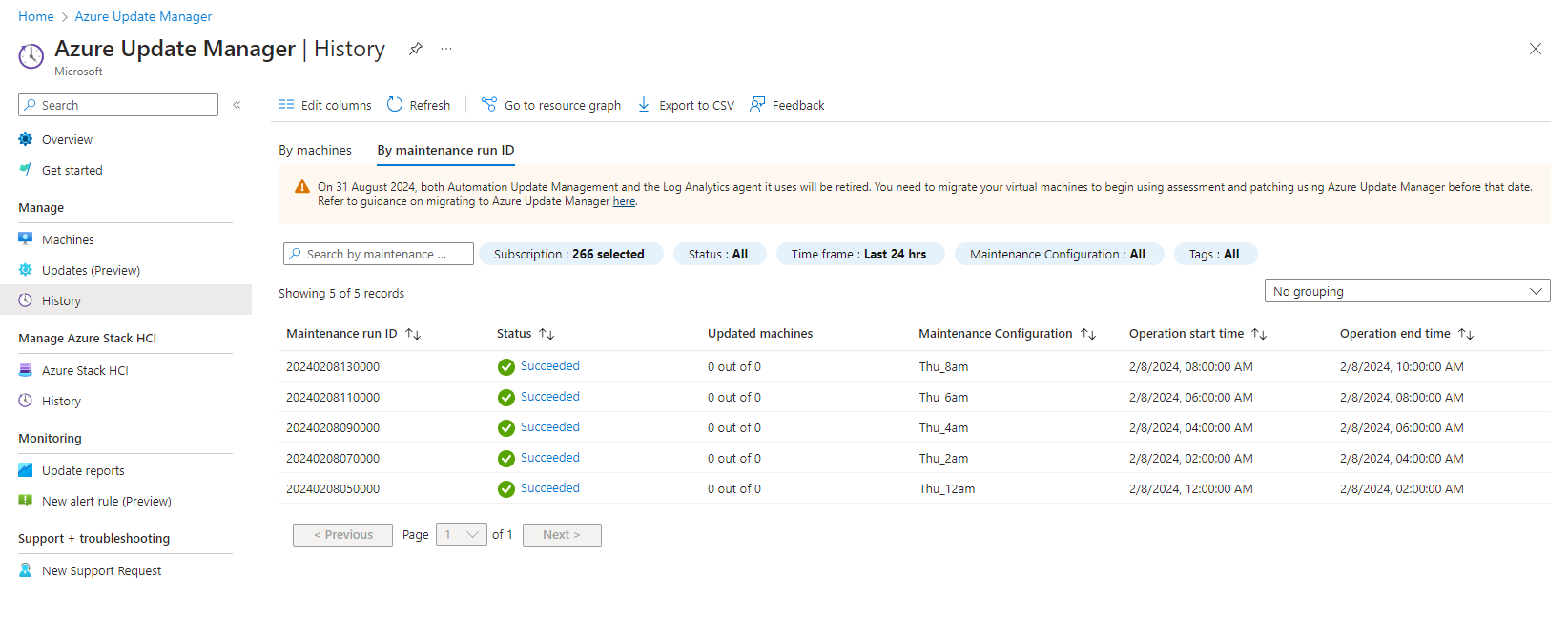 Why did my maintenance configuration run before the scheduled start ...