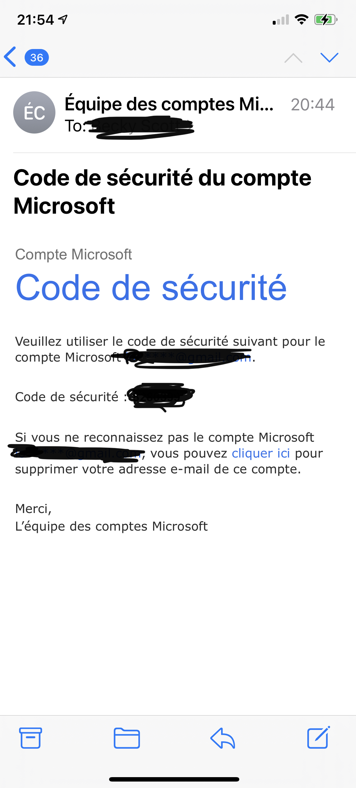 Emails from Microsoft in French - Microsoft Q&A