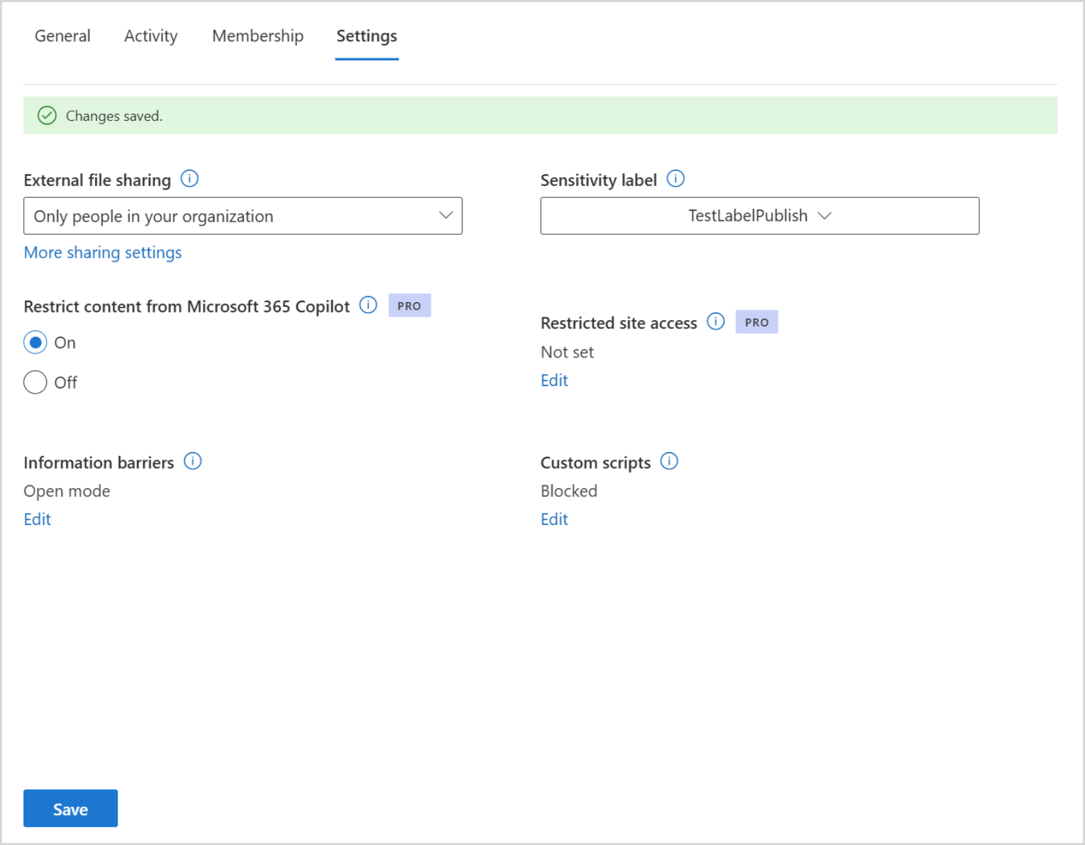 Screenshot of the settings tab where you can enable Restricted Content Discovery.