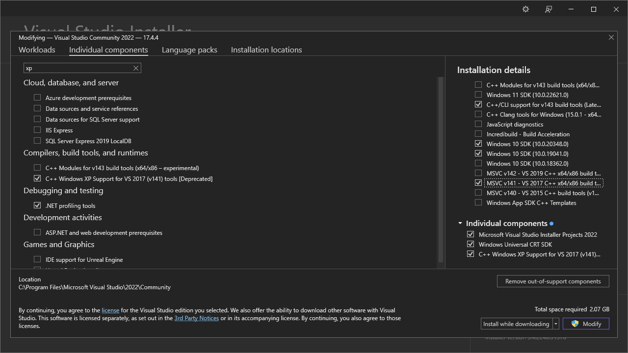 VS2017Toolset