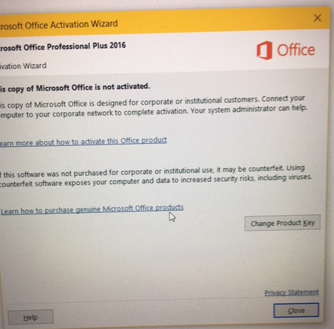 Product activation failed - Microsoft Q&A