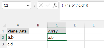 =TEXTSPLIT() of array not returning 2d array - Microsoft Q&A