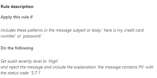 Only Scan New Messages | Mail Flow Rules - Microsoft Q&A