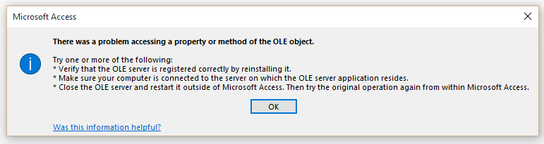 Access App Problem - Microsoft Q&A