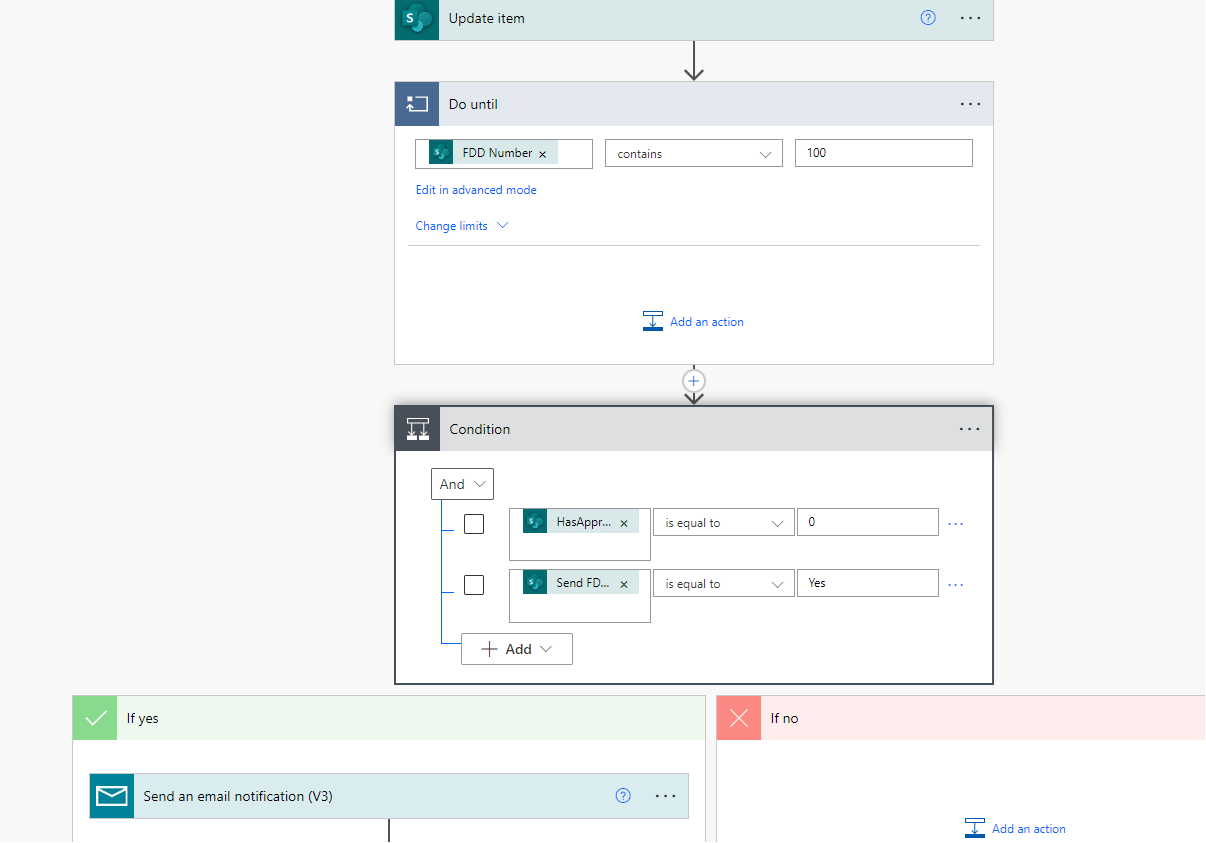 PowerAutomate flow is not using the updated value for a variable ...