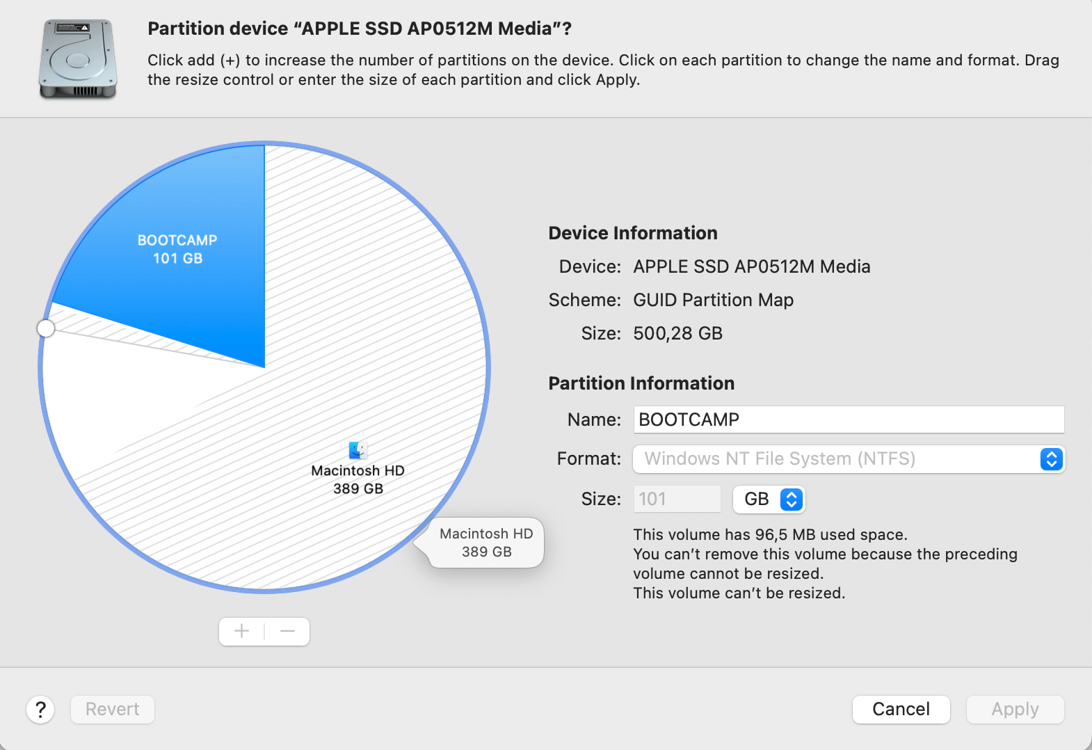 Windows cannot locate the disk and partition specified in the ...
