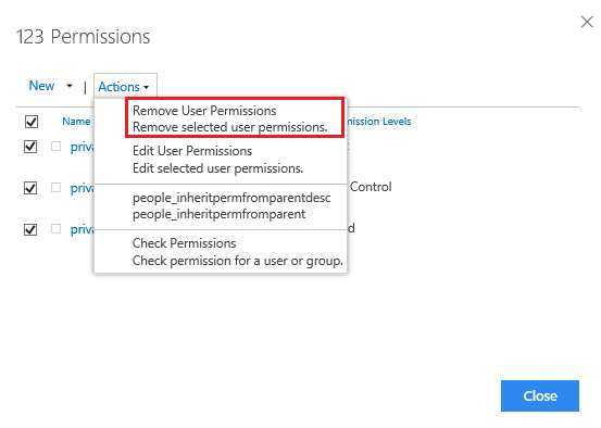 Groups and Permissions - Microsoft Q&A