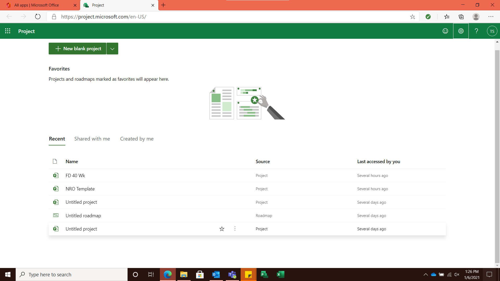Adding existing Project to Teams, PWA/Project Online publishing issues ...