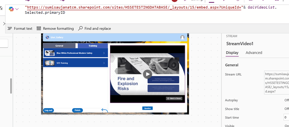 Displayed Issues to display video from document in sharepoint online ...