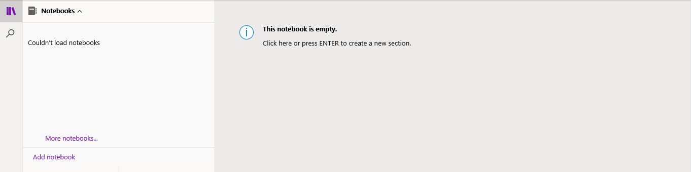 Sharing One Note Notebook with Sharepoint: Couldn't Load Notebook Error ...