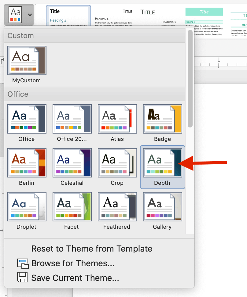How do I identify the theme used in a document - Microsoft Q&A