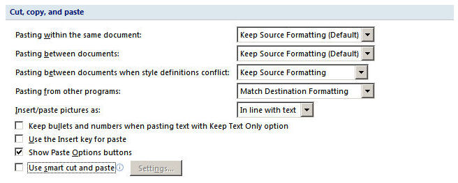 How to keep formatting when pasting between 2 Word 2007 documents ...