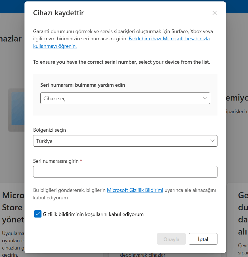 Seri numarası tanınamadı - Microsoft Q&A