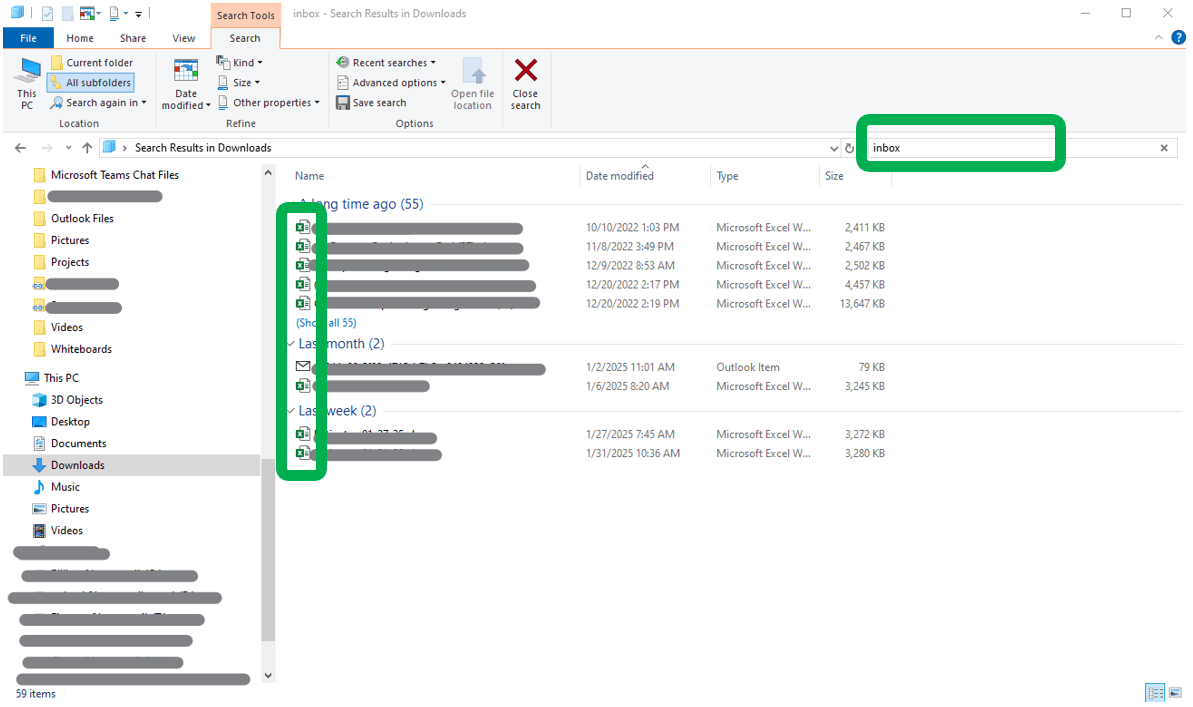 FILE EXPLORER: Not finding an obvious file when the search isn't exact ...