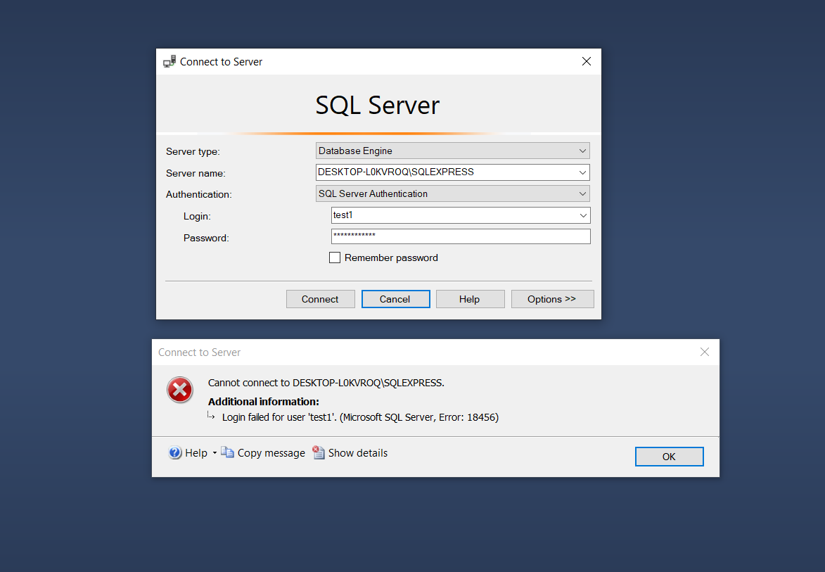 Hi i am getting below error while i try to connect adf to sql server ...