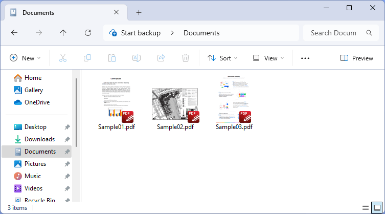 PDF and WORD files not showing thumbnails in WINDOWS 11 in ICON view, i ...