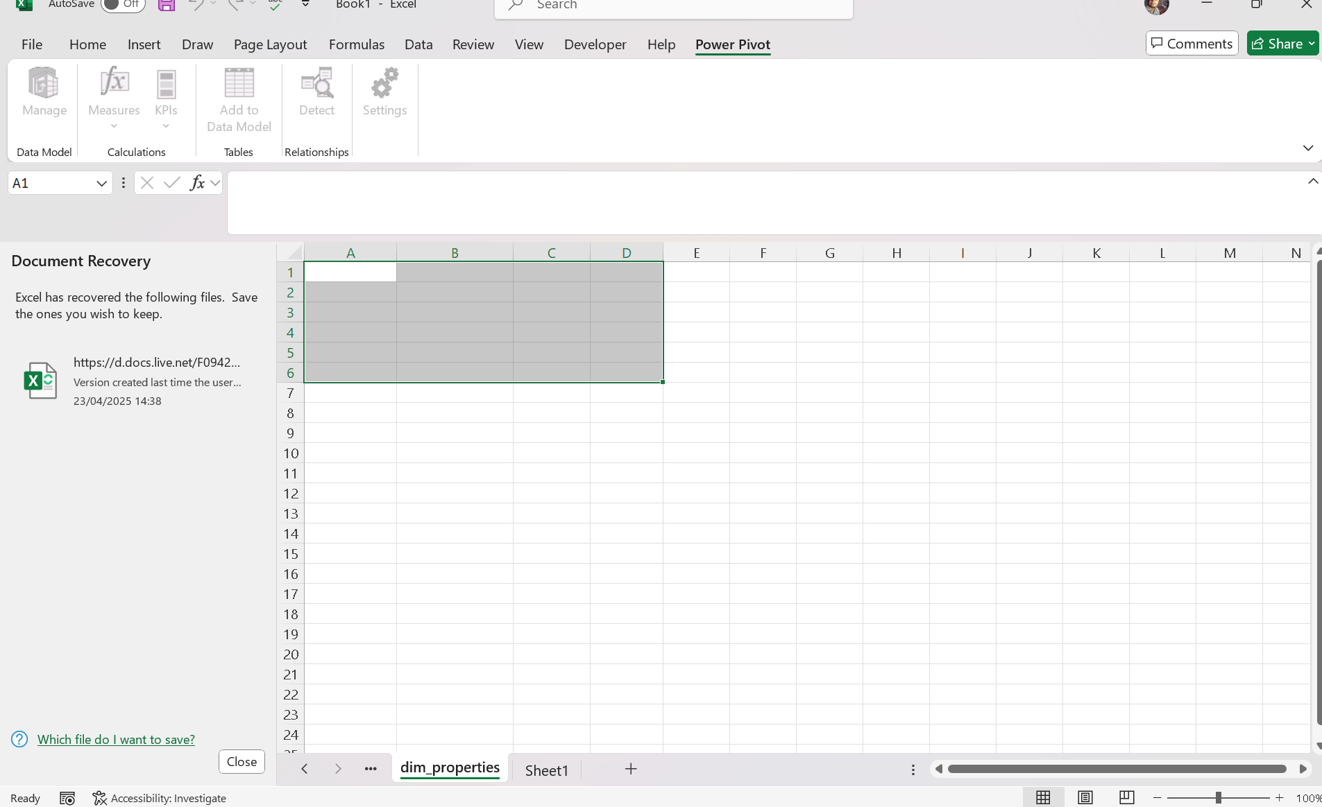 Power Pivot Not working - Microsoft Q&A