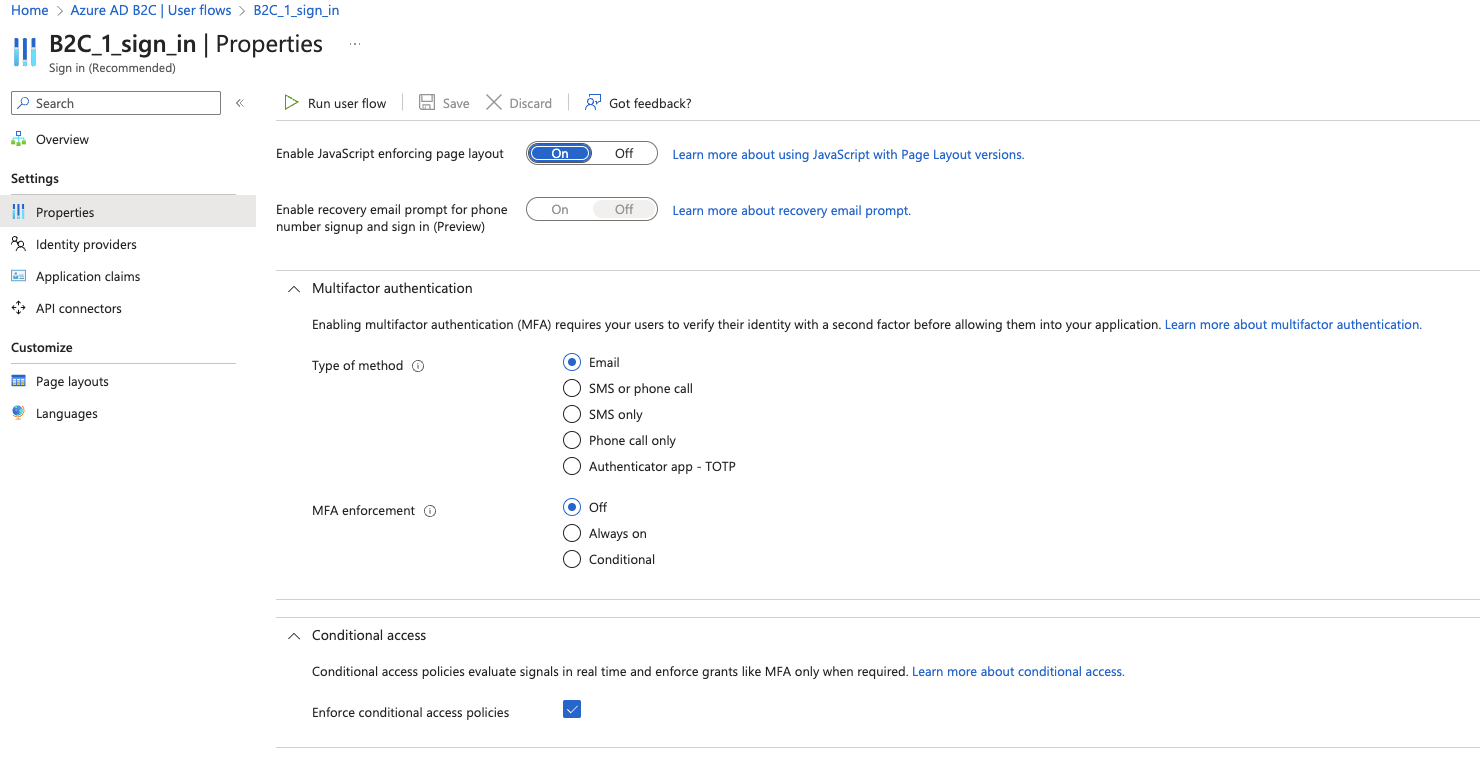 Forgot password not working in azure B2C - Microsoft Q&A